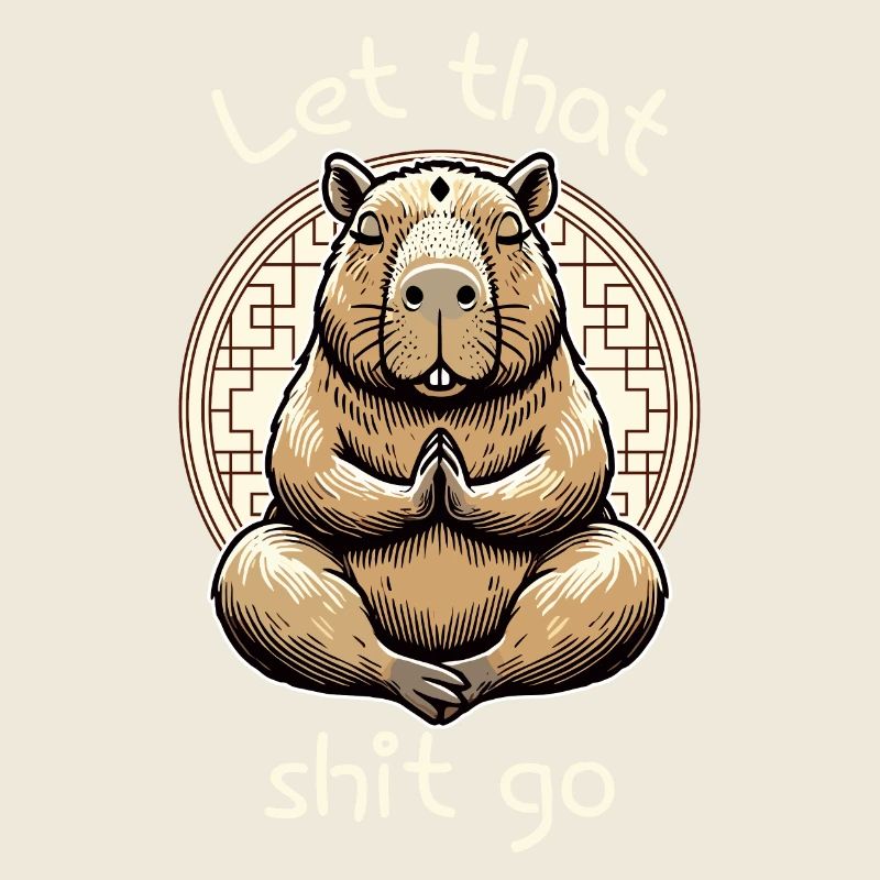 Lâchez cette merde – Méditer Capybara