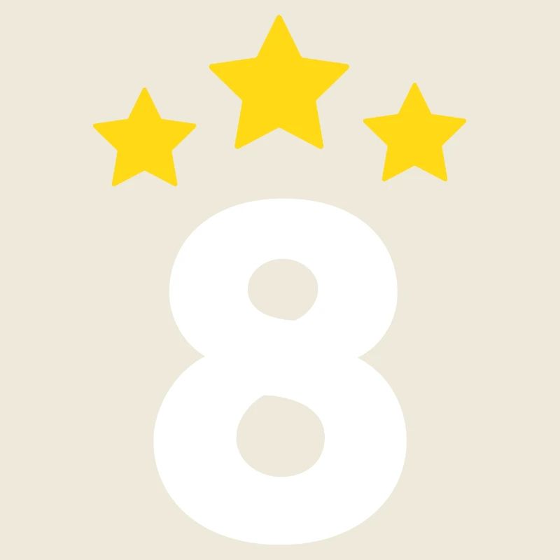 8 ans étoile - cadeau de 8e anniversaire