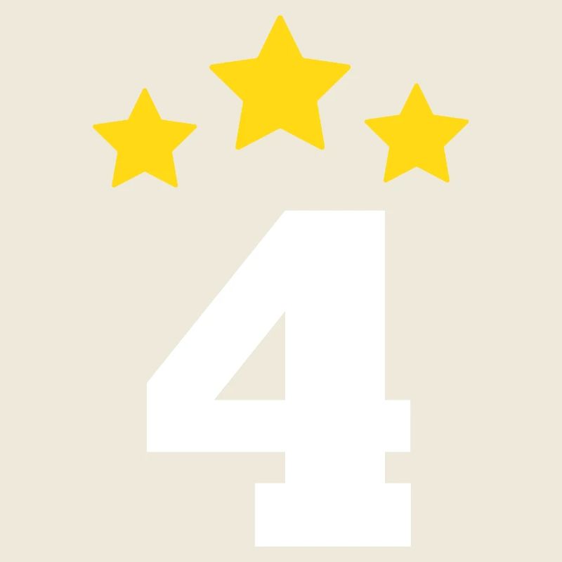 4 ans étoile - cadeau de 4e anniversaire