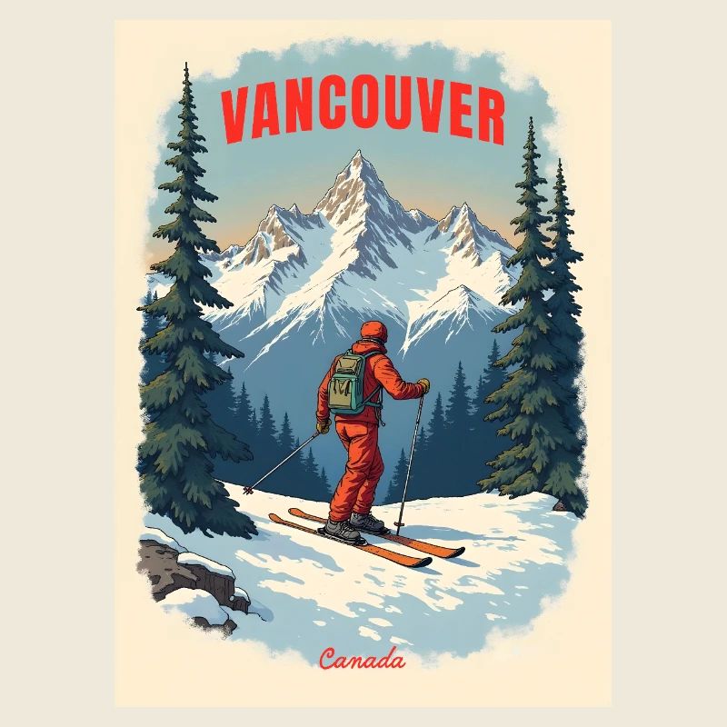 Vancouver Berglandschaft