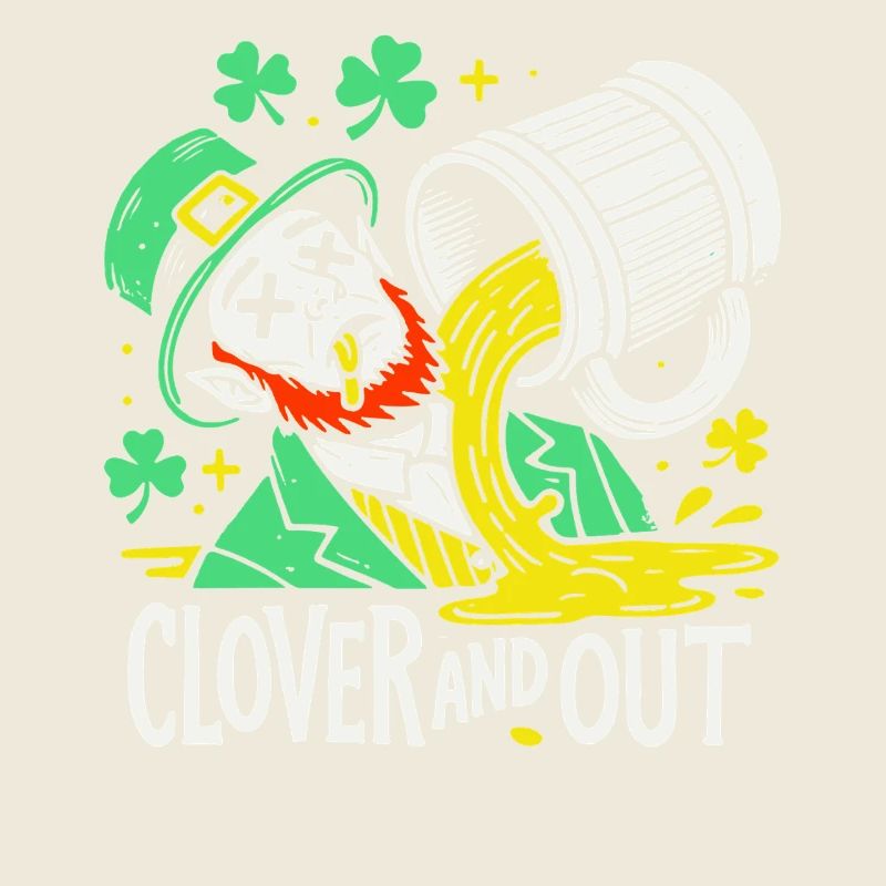 trèfle et plaisir de la Saint-Patrick