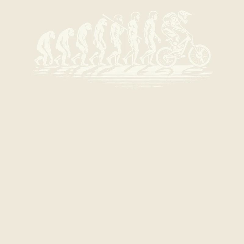 Evolution Bicycle VTT Cyclisme Humour