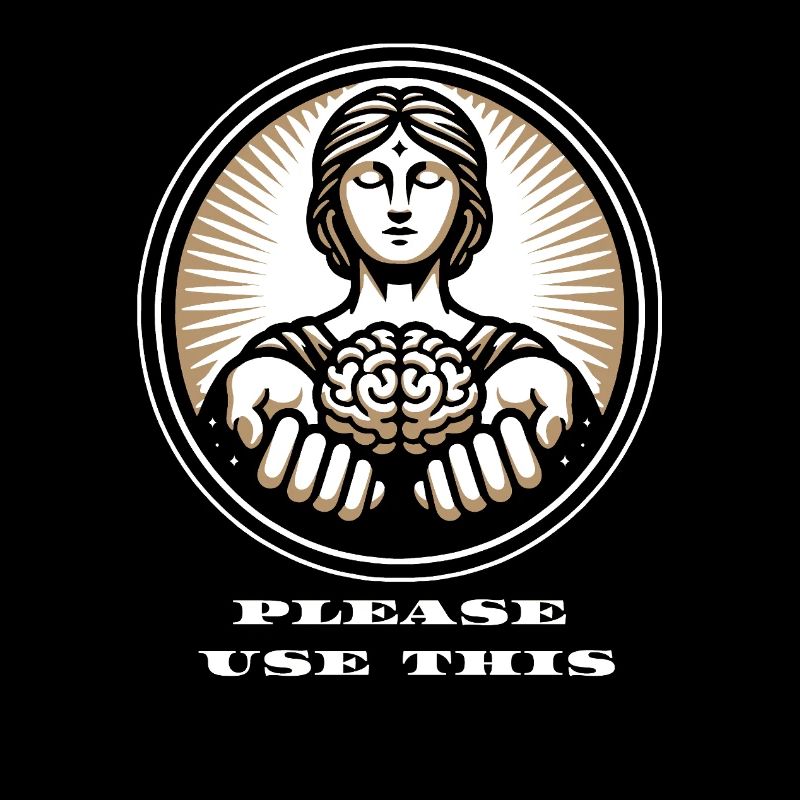 Please Use This – Stoic Goddess Brain Art