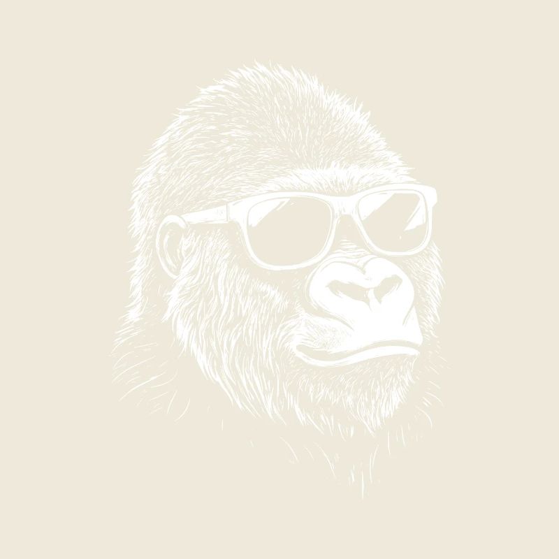 Cool Gorilla Lunettes de soleil Singe d’été Graphique