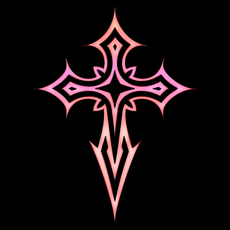 Goth Cross Y2K Emo Cross Gothic Aesthetic