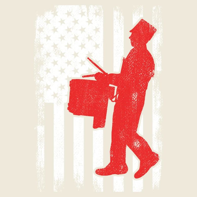 USA Patriotic drummer