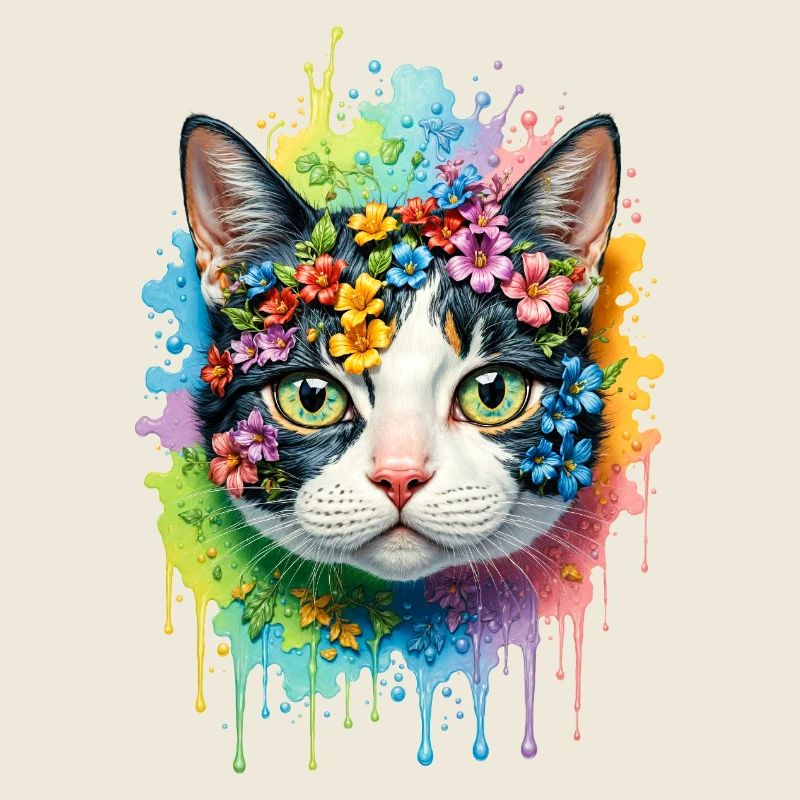 Bunte Katze