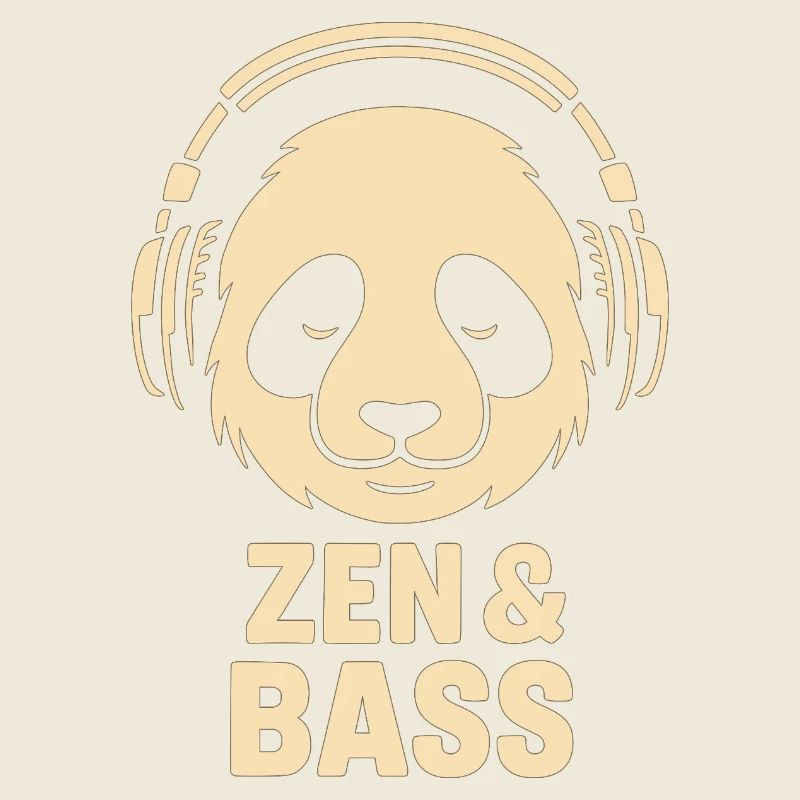 Panda avec un casque