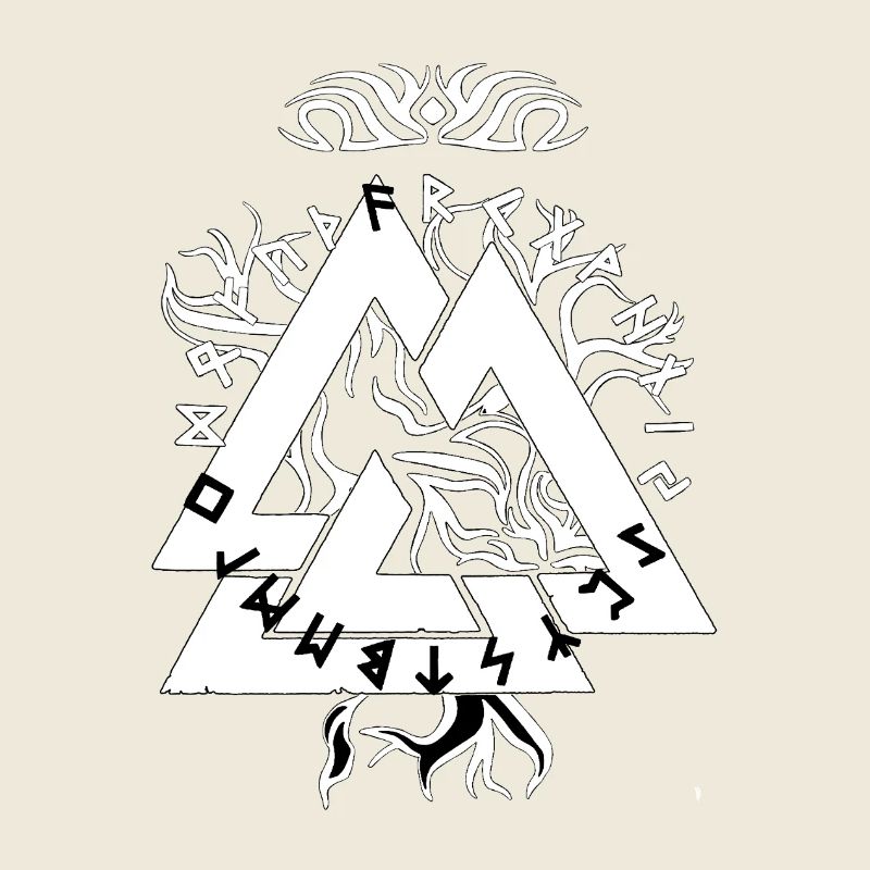 Conception du triangle de la rune magique