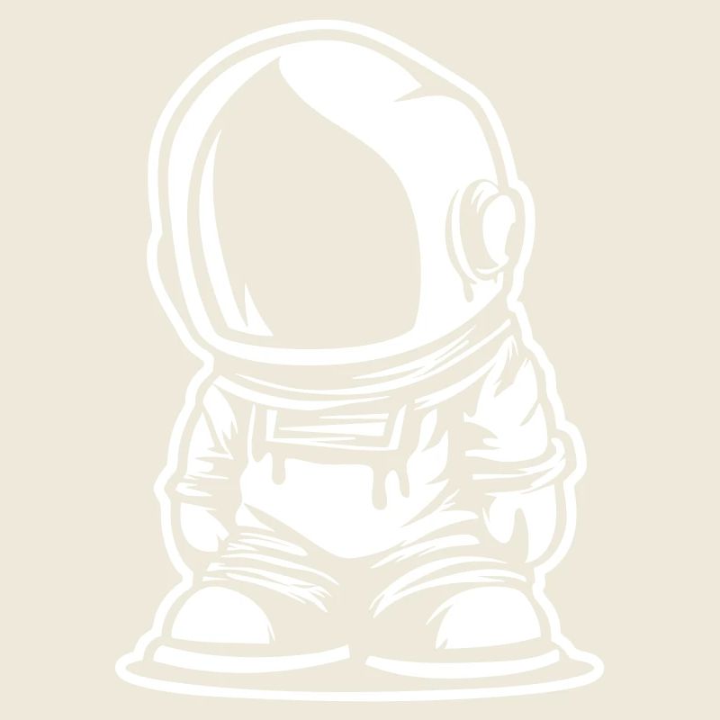 Conception d’astronaute de style dessin animé