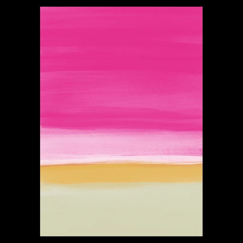 Line study pink yellow