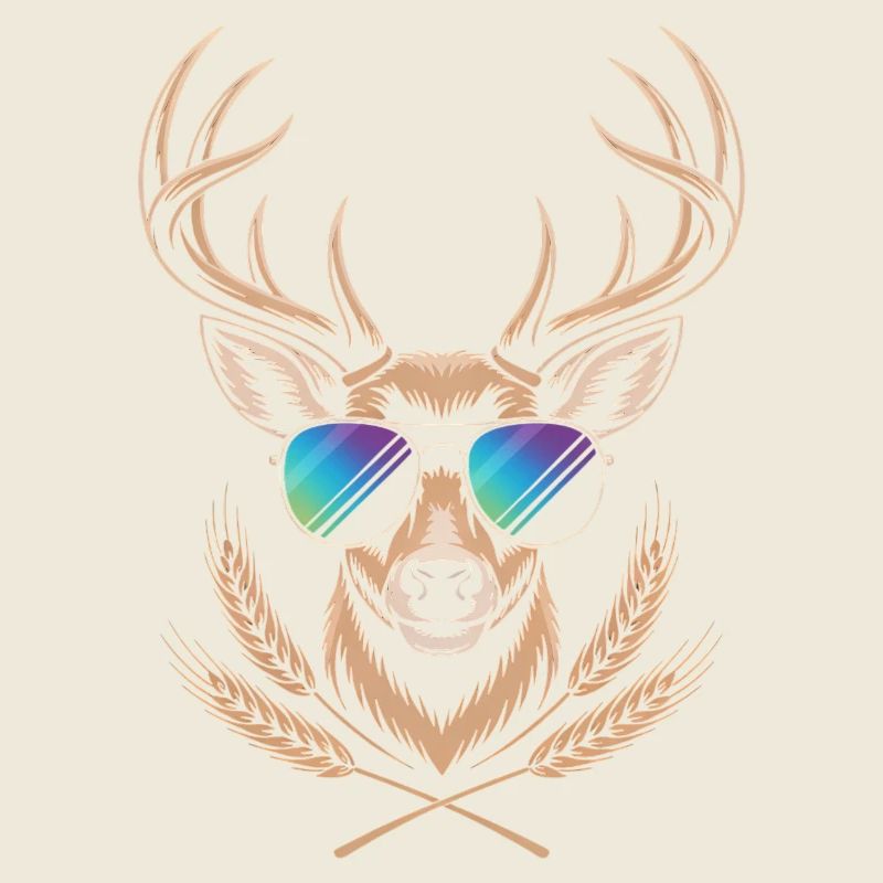 Cerf avec bois