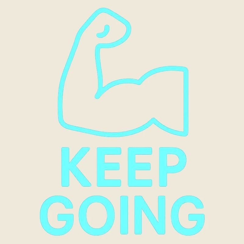 Durchhaltearm Keep Going