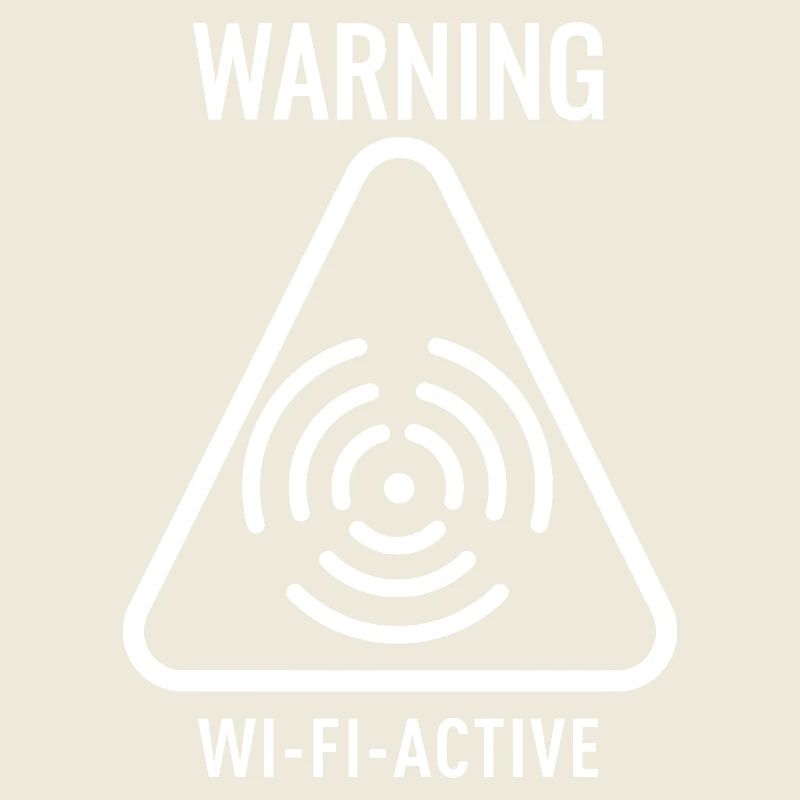 Triangle d'avertissement actif WiFi