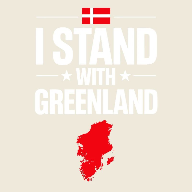 Soutien Groenland Carte Drapeau