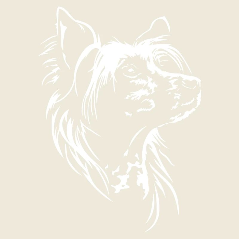 Chinese Crested Dog Silhouette Hunde Wilsigns