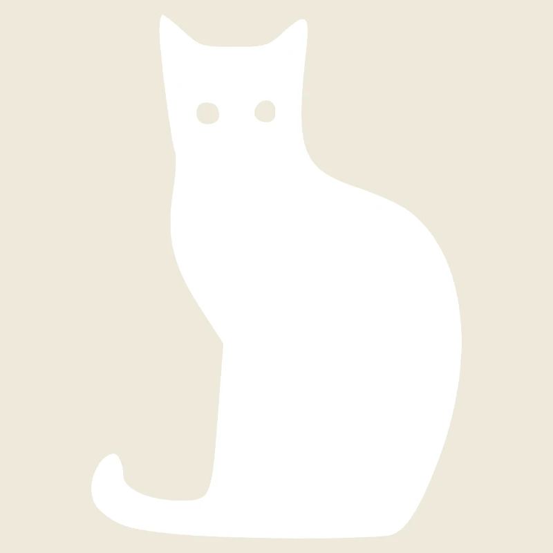 Katze Silhouette Minimal Design Cat Lover Katzen
