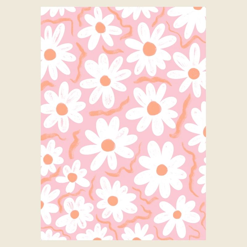 Rosa Gänseblümchen