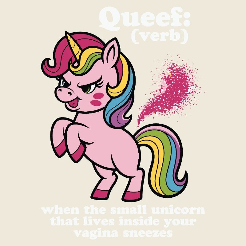 Knuddel-Einhorn mit Regenbogenmähne