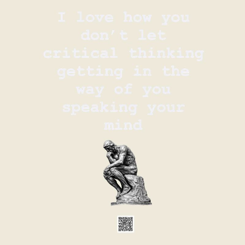 Critical Thinking Free Thoughts