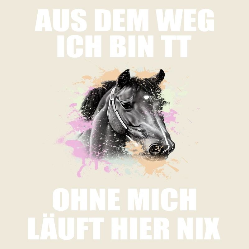 Tuniertrottel ich mach hier alles Pferd Rappe
