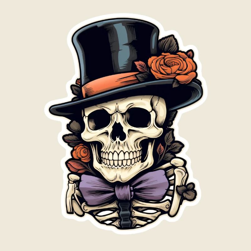 Crâne Halloween
