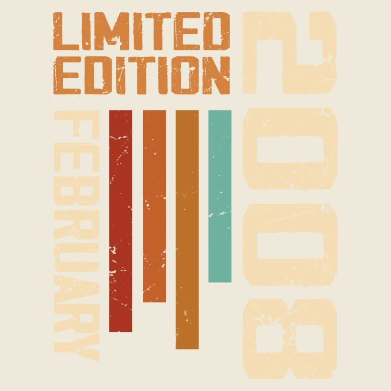 Born February 2008 Retro 2008 Anniversary