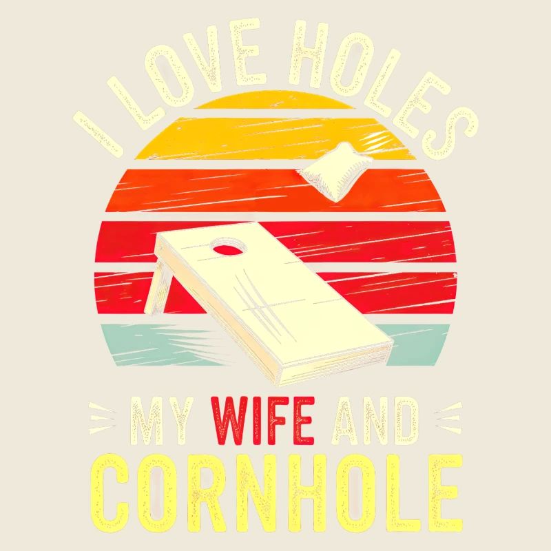 Humor Mann Ehemann Cornhole Spieler