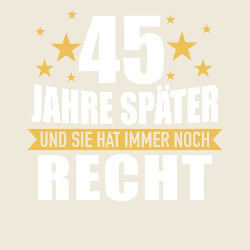 45 Hochzeitstag Jahrestag Ehemann Ehefrau