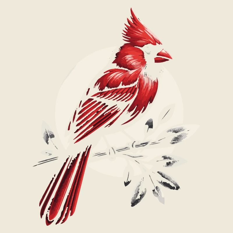 Cardinal Red Cardinal Bird Red Cardinal