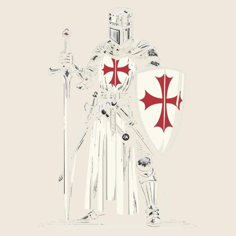 Deus Vult Crusader Knights Templar Middle Ages