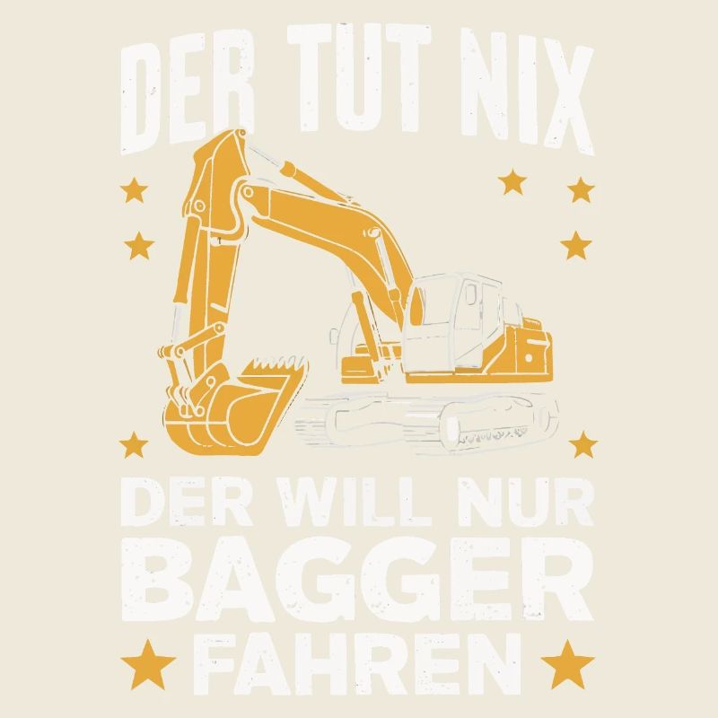 Baggerfahrer Bauarbeiter Baustelle Baumaschine