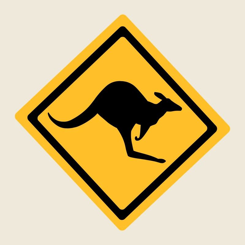 Australian Kangaroo Sign