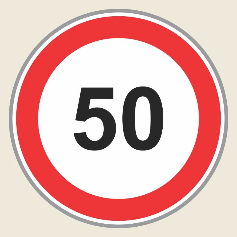 Road sign 50