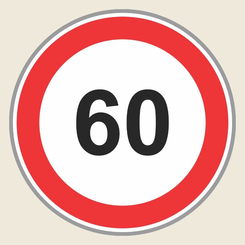 Signe de la route 60
