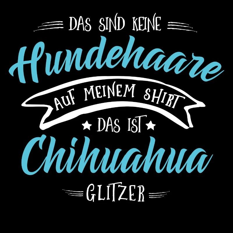 Hund Chihuahua Glitzer