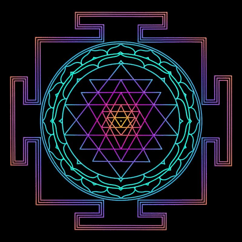 Sri Yantra - filigran