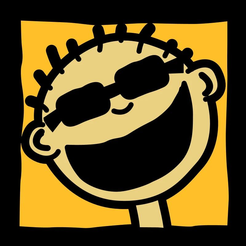 Ein grinsender Tourist
