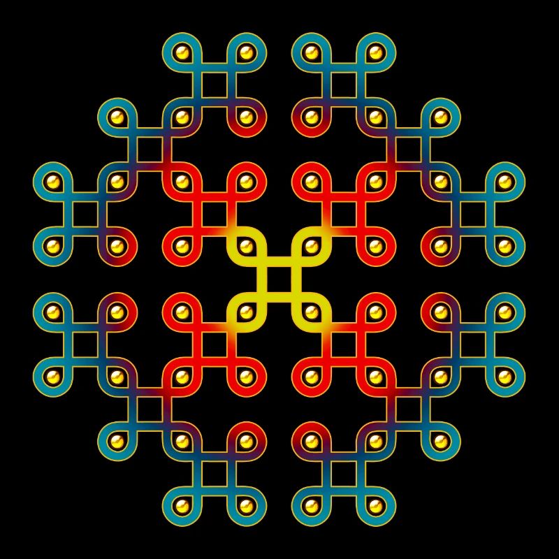 INFINITY LOOP - symbol interconnectedness of all
