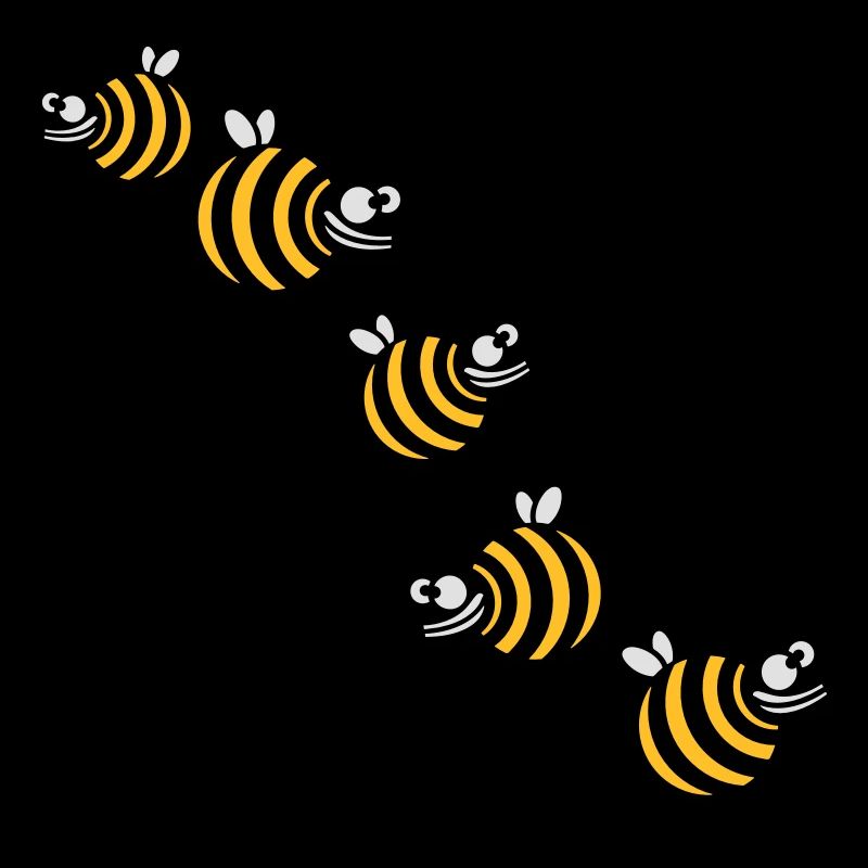 Abeilles fous épais
