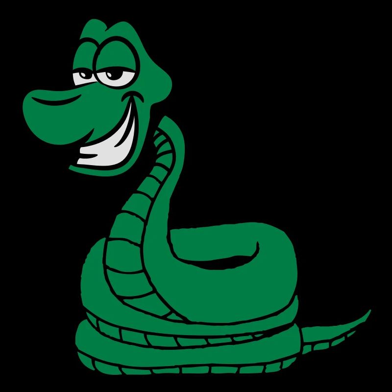 Serpent dessinée drôle