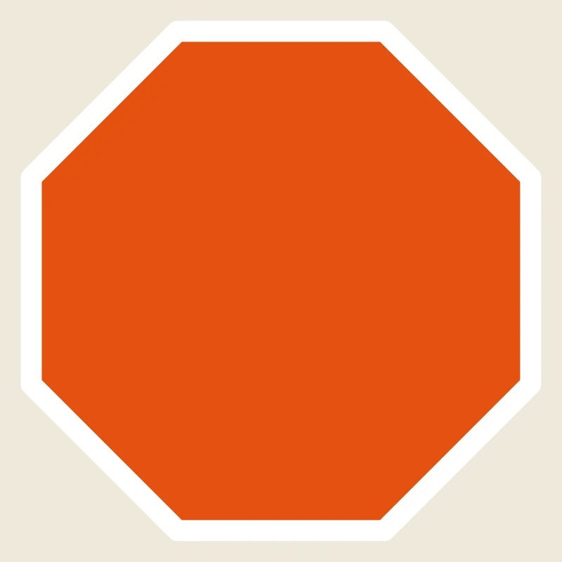 Stop Schild Vorlage Design Symbol Muster Pattern