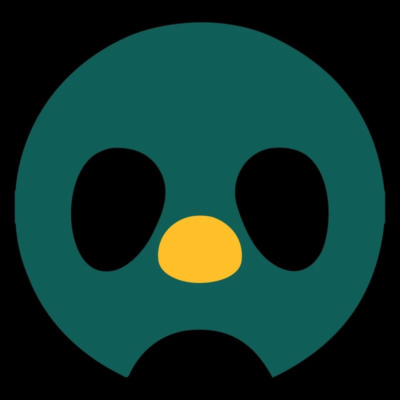 Cartoon Penguin Face