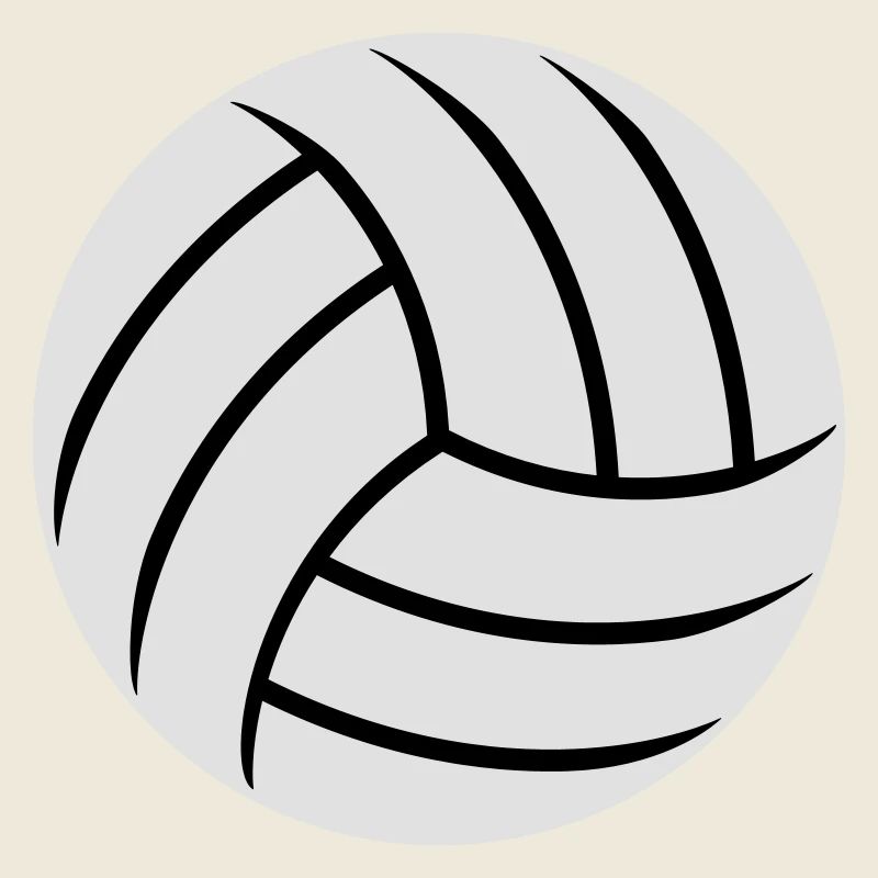swirl pattern cool volleyball round circle ball pl