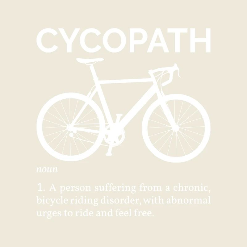 Cycopath Definition I - Weißes Fahrrad