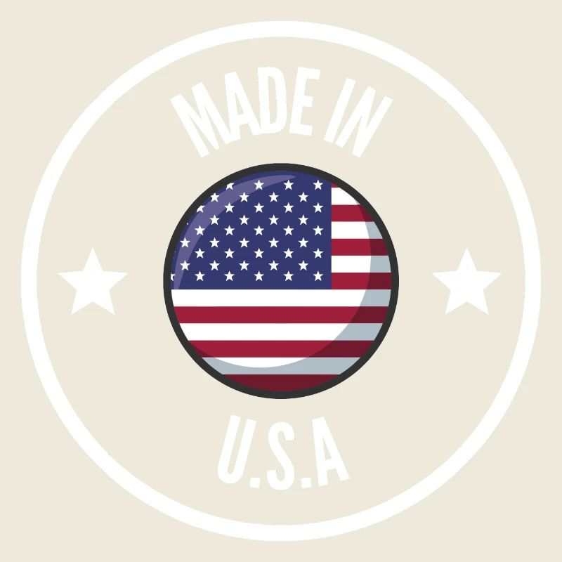 MADE IN USA White