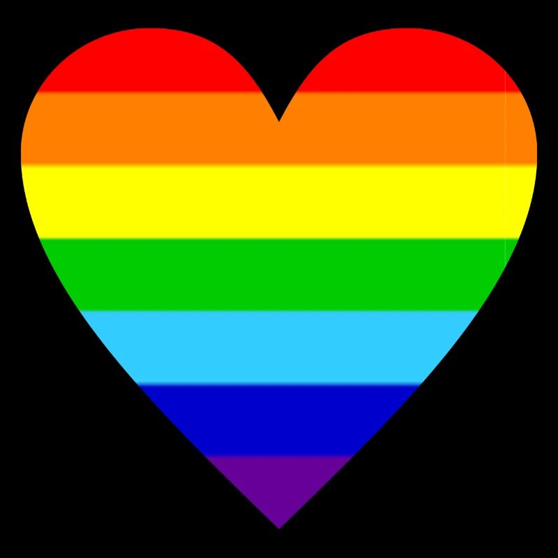 Herz Regenbogen Farben bunt