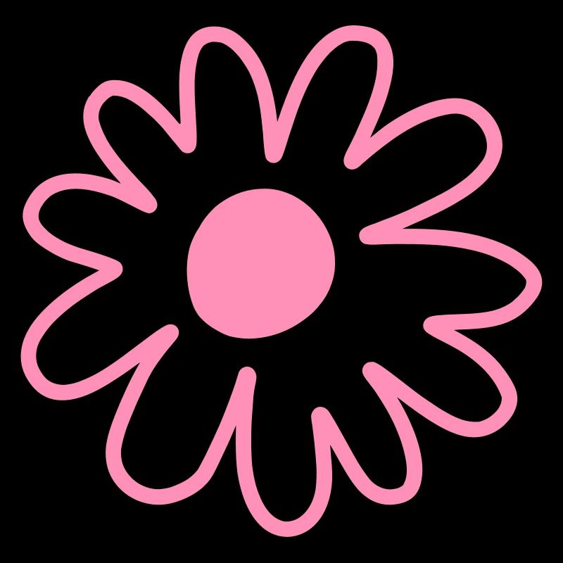 Dessin simple de marguerite de fleurs