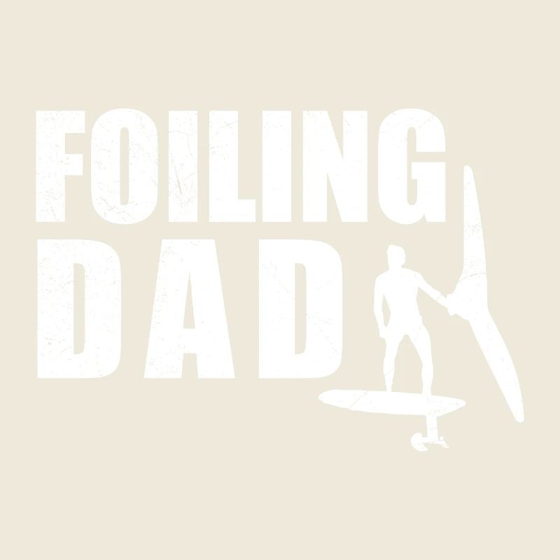 Surfer Foiling Dad Wingfoil Wingfoiler Geschenk