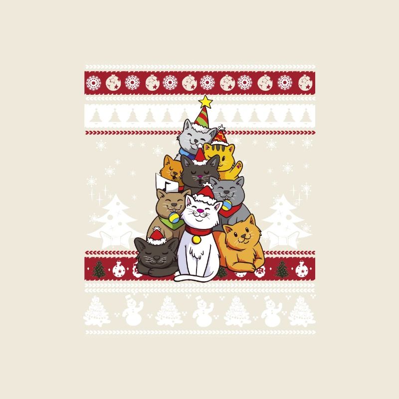 Arbre à chat de Noël